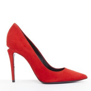Alexander Wang Tia Suede Cutout Heel Pumps